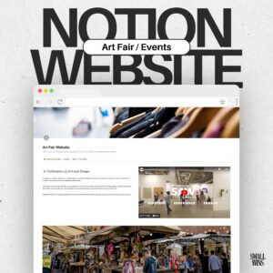 Notion Website Template - Events