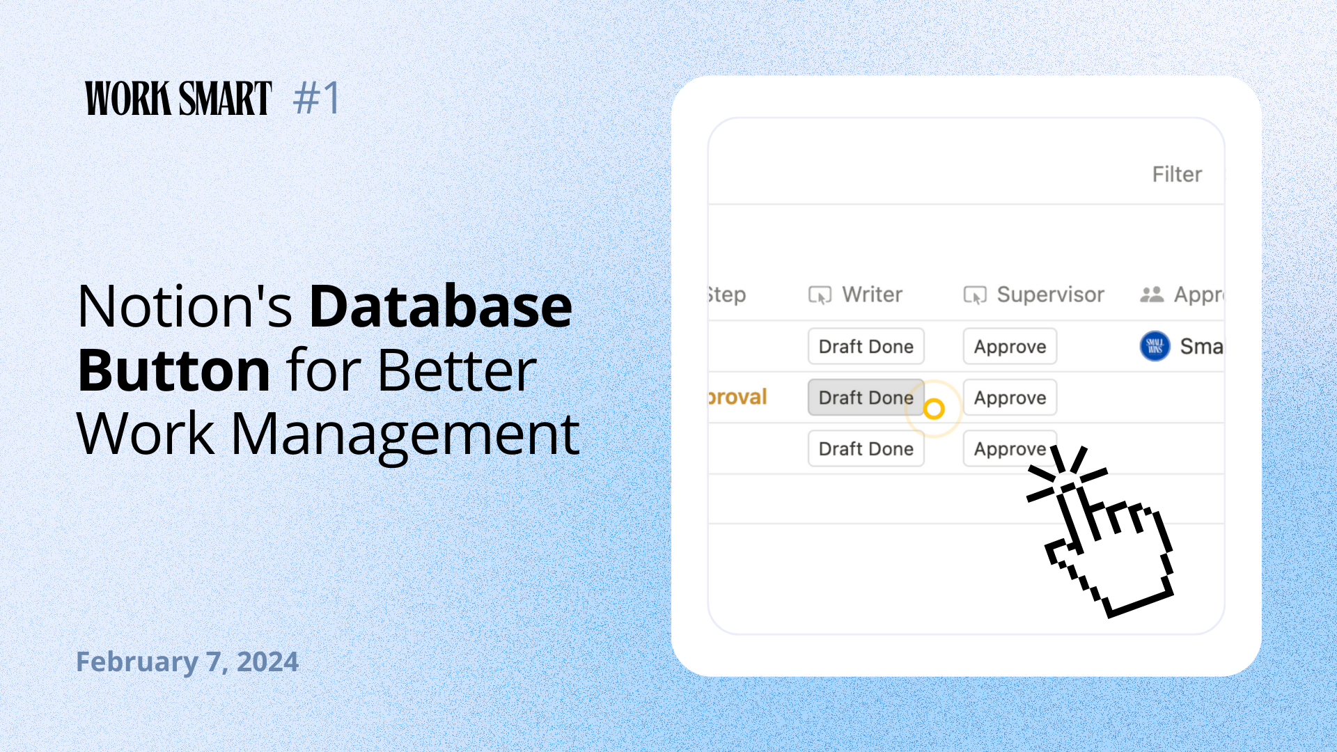 Notion’s Database Button for Better Work Management: Real-Life Examples